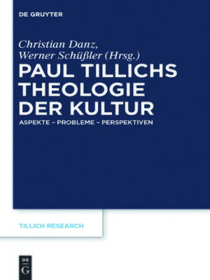 cover image of Paul Tillichs Theologie der Kultur